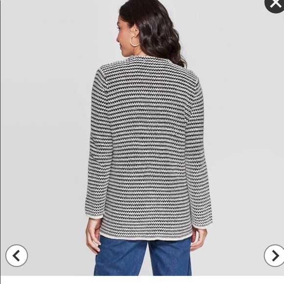 Fringe Detail Long Sleeve Cardigan Knox Rose XXL - Picture 2 of 7